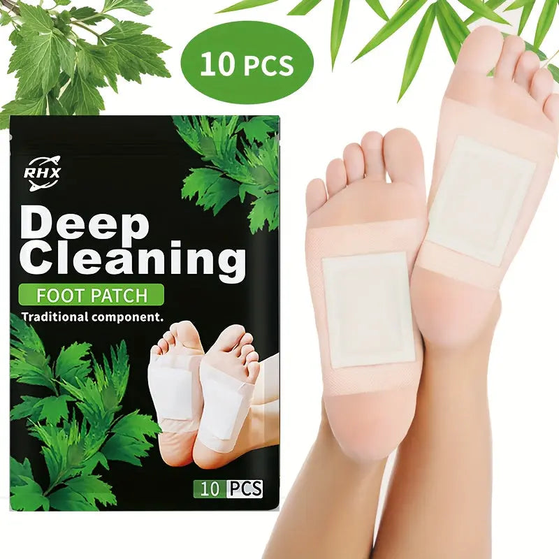 All Beauty, 10pcs Deep Cleansing Foot Pads with Natural Bamboo Vinegar & Ginger Powder - Odorless, Relaxing Adhesive Patches for Relax all beauty