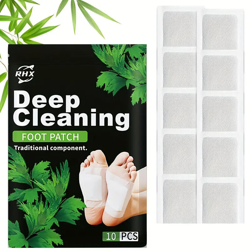 All Beauty, 10pcs Deep Cleansing Foot Pads with Natural Bamboo Vinegar & Ginger Powder - Odorless, Relaxing Adhesive Patches for Relax all beauty