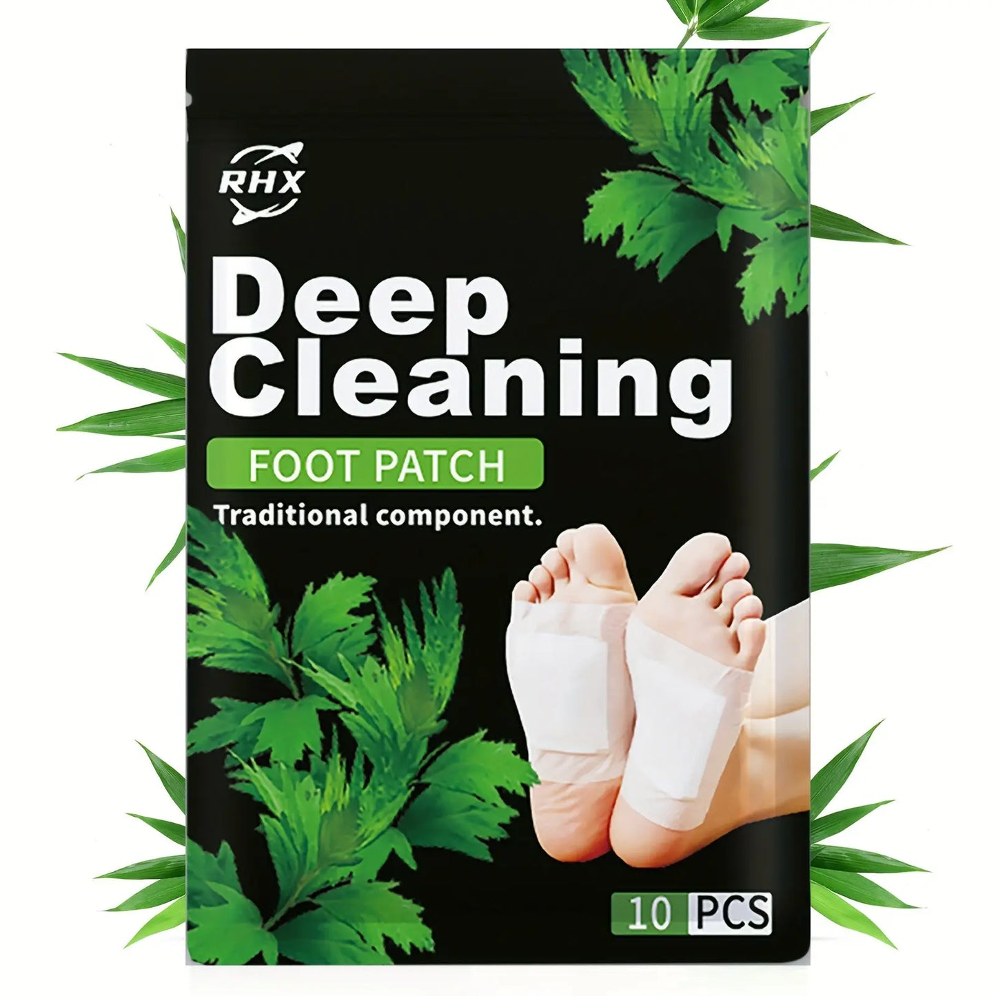 All Beauty, 10pcs Deep Cleansing Foot Pads with Natural Bamboo Vinegar & Ginger Powder - Odorless, Relaxing Adhesive Patches for Relax all beauty