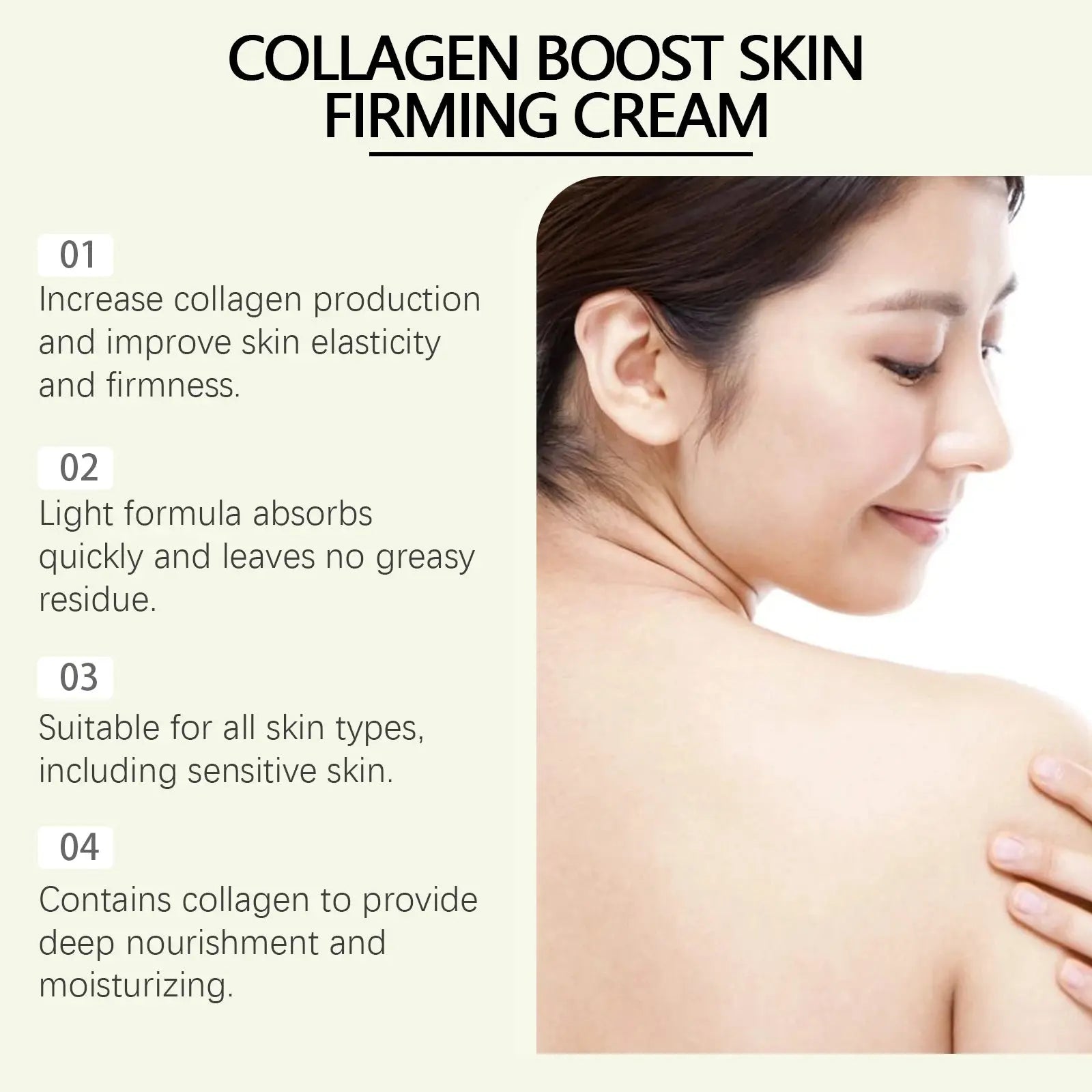 Collagen Firming Cream for Body Reduce Dark Spots Improve Fine Lines Even Skin Tone Nourishing Lifting Moisturzing Body Lotion all beauty