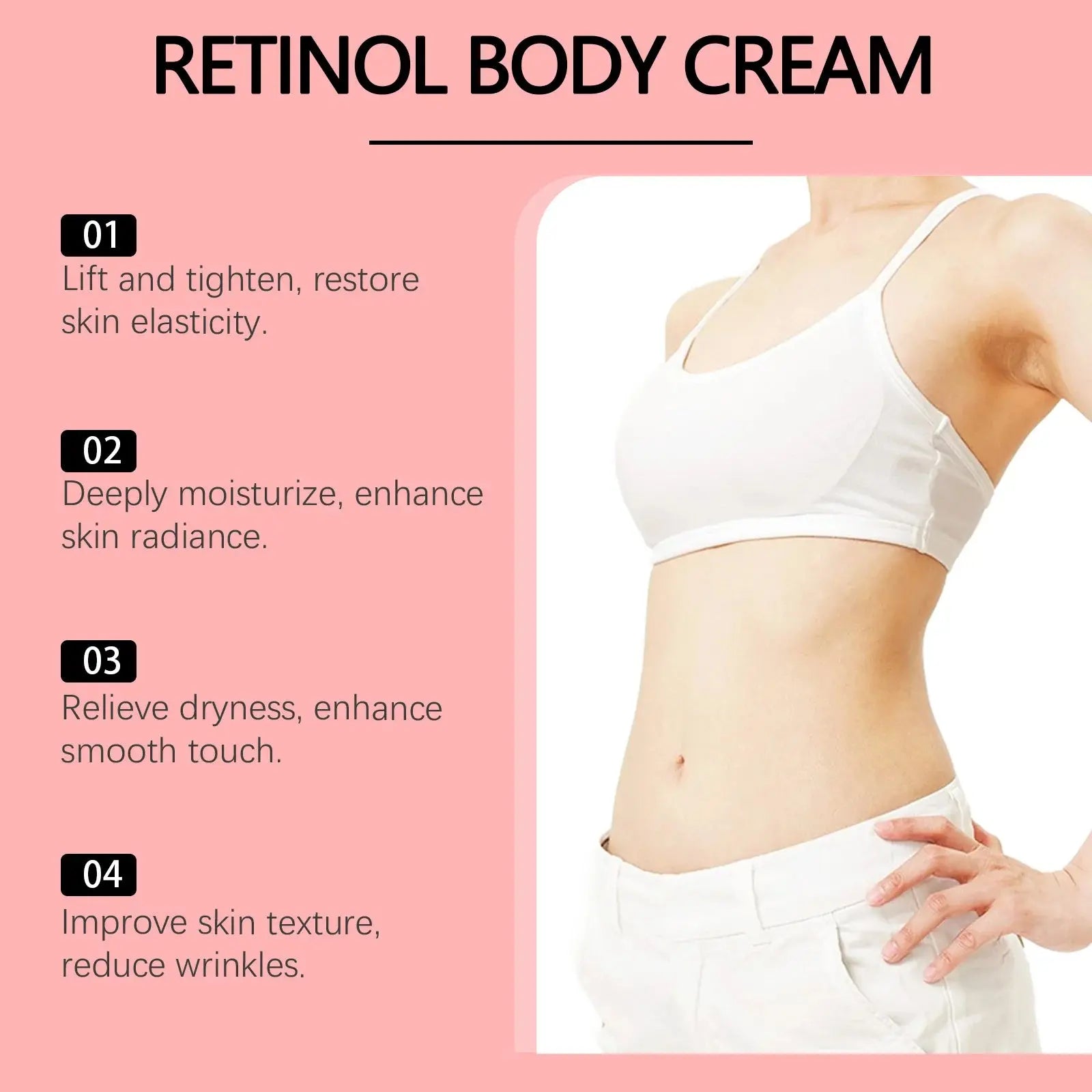 Retinol Tightening Body Lotion Anti-Wrinkle Repair Improve Sagging Skin Remove Cellulite Nourish Lift Firming Moisturizing Cream all beauty