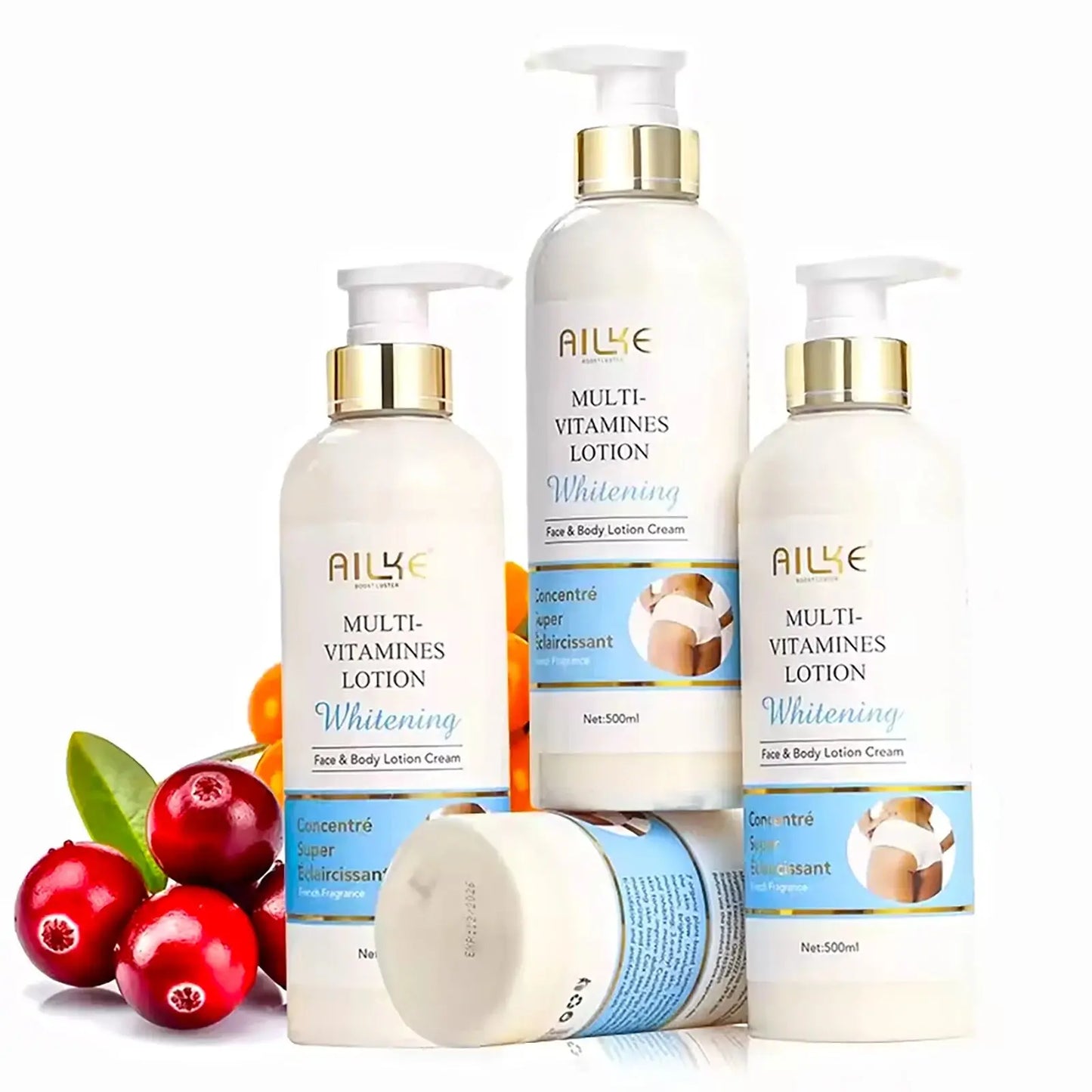 all Beauty, Natural Multi-Vitamin Lightening Skin Care Kit, Moisturizes, Even Toning, Remove Blemishes, Clean & Soothing Skin all beauty