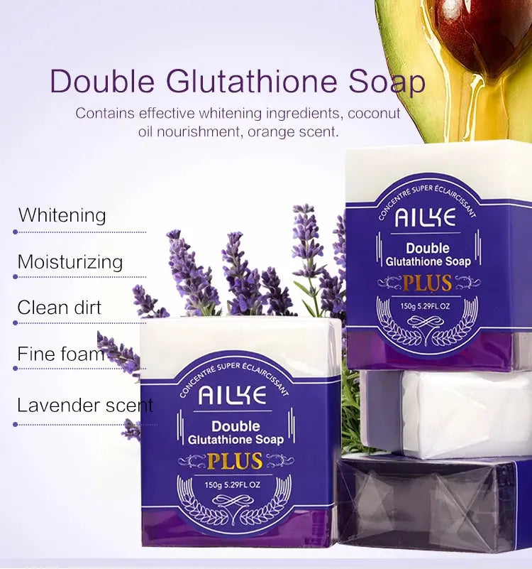 all beauty AILKE Bleaching Skin Care, With Double Glutathione, Lightening, Moisturizing, Remove Dark Spots, Melanin, Skin Glowing Face Care all beauty