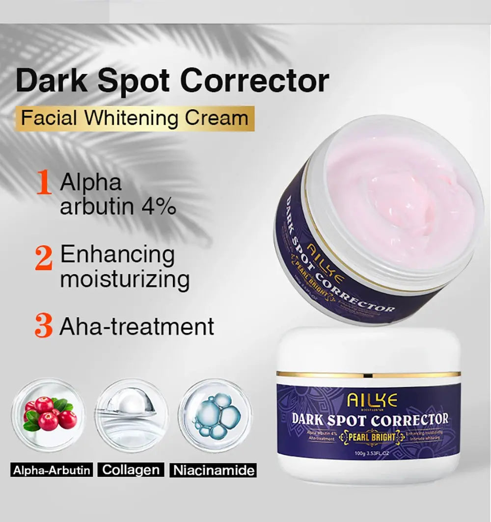 all beauty AILKE Bleaching Skin Care, With Double Glutathione, Lightening, Moisturizing, Remove Dark Spots, Melanin, Skin Glowing Face Care all beauty